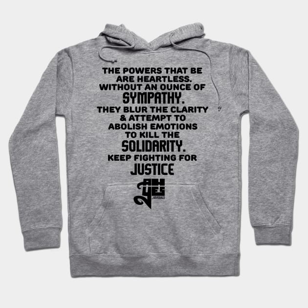 Solidarity (Donating All Proceeds) Hoodie by speciezasvisuals